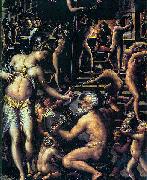 Giorgio Vasari Vulcans Forge oil painting artist